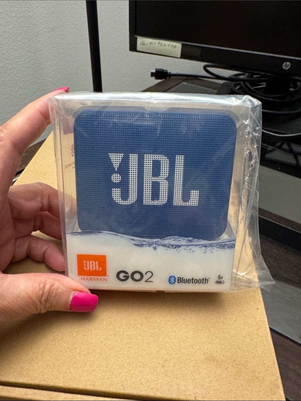 JBL GO2 Bluetooth Speaker — Blue